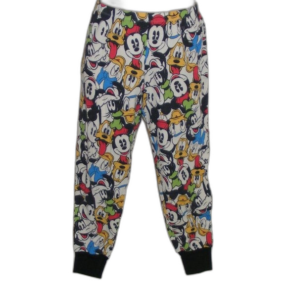DISNEY Thermals, M, 2pc Top/Bottom, Faces all over, Multicolor - Picture 6 of 8